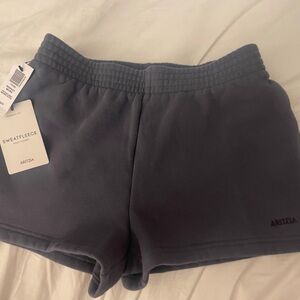 Aritzia Women's Sweatfleece Shorts - vintage navy